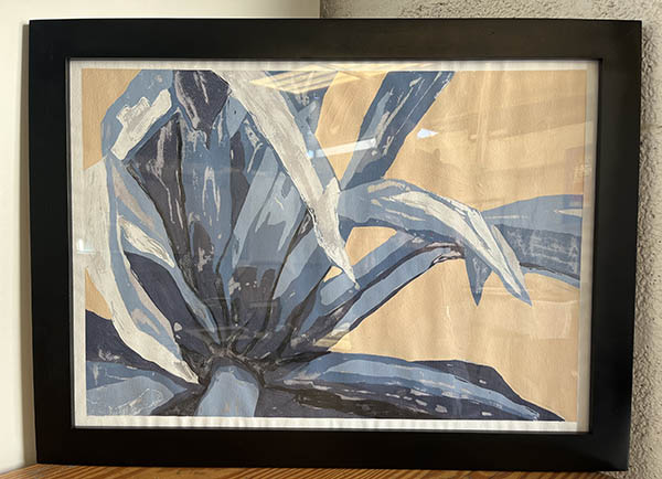 ACRILICO SOBRE PAPEL. PITA-AGAVE.78X58