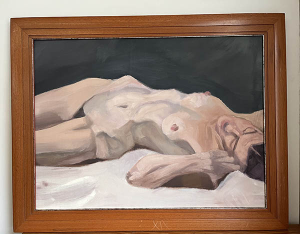 ACRILICO SOBRE LIENZO. DESNUDO2. 93X73