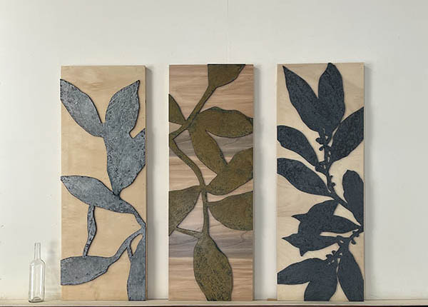 LAUREL (Tríptico) (44x3,5x122 unidad)